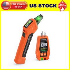 Circuit Breaker Finder & GFCI Outlet Tester with Digital LCD Display, 90-135V El