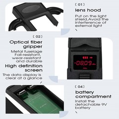 10mw VFL 800-1700nm Handheld Optical Fiber Identifier Fiber Optic Detector A