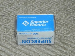 Superior Electrical High Current Connector 100amp, RS100GB Black 125–250V AC/DC,