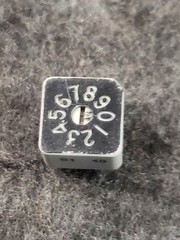 1pcs EECO Micro Dip Rotary Switches (C12B1)