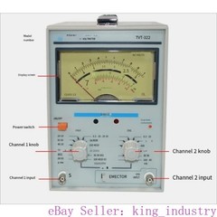 TVT322 AC Millivoltmeter: Features Dual – needle and Dual – channel