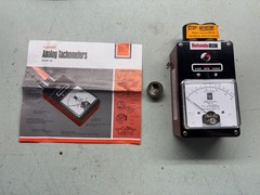 PIONEER Photo -Tach Model 36 – Photo Analog Tachometer w/ Case Instruction USA