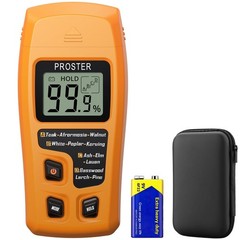 Digital Wood Moisture Meter Pin Type Detector Damp Tester for Firewood Floor
