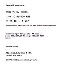 300uV-100V Double Needle Millivoltmeter Voltage Double Pointer Display