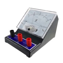DC Anlog Voltmeter -1-0-3V/-5-0-15V Voltage Panel Meter Physics Teaching Aids