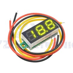 10pc DC 0-100V Mini 0.28 inch 3-Digital Voltmeter LED Voltage Panel Meter 3-Wire