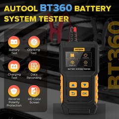 BT360 Battery System Tester, Car Battery Tester DC Charging Cranking Test 100…