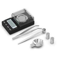 Electronic Jewelry Scale Compact 0.001g Accuracy for Gold and Small Parts