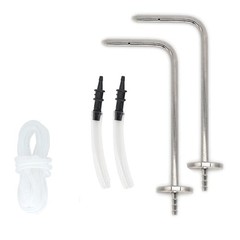 Static Pressure Probes Kit for HVAC,2xStatic Tubes with Magnet, 3 mm, Silver