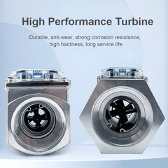 1/1.5/2inch Turbine Digital Diesel Water Fuel Flowmeter Oval Gear Flow Gauge New