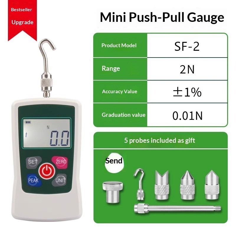 Digital Push Pull Force Gauge – Tester for Spring & Tensile Compression