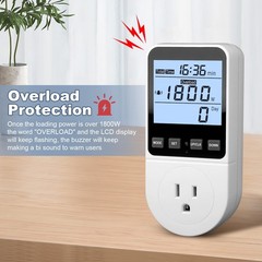 Upgraded Watt Meter, Watt Usage Meter Plug Home Energy Monitor Consumption, E…