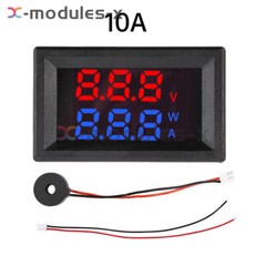 High Precision Dual Digital AC Voltage Current Power Meter AC 90~380V 0~10A/30A