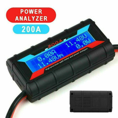 200A LCD Digital High-precise Amp Watt Meter RC Battery Solar Power Analysers x1