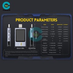 FNIRSI USB Tester Voltage Current Power Meter Voltmeter Ammeter QC Charging Test
