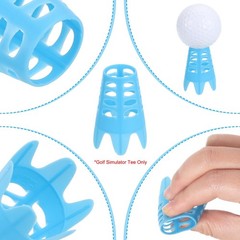 Golf SimulatorTees, 20 Count, Plastic GolfTees, Mat, Practice Training for Dr…