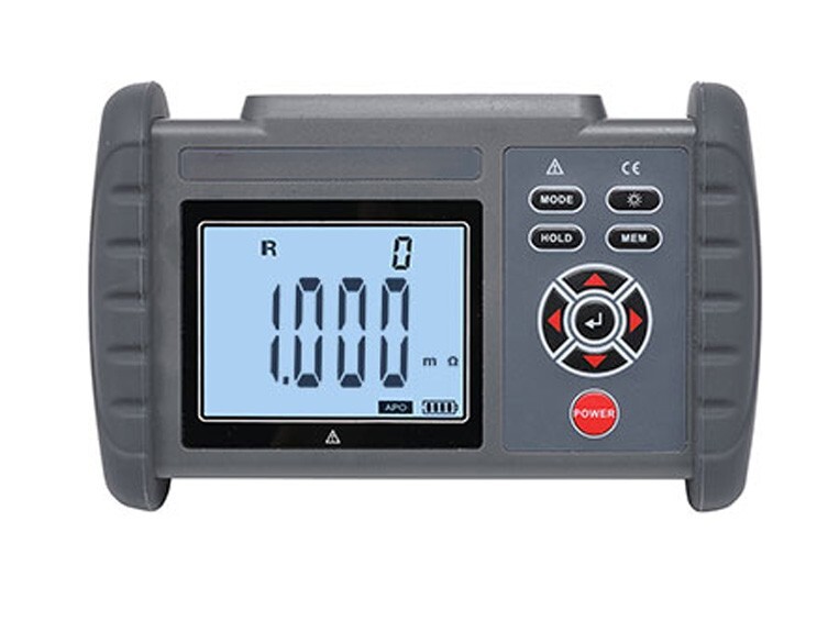 DC Low Resistance Tester Micro Ohm Meter with Range 0.01mΩ～30KΩ 10KΩ Resolution