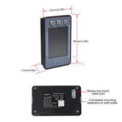 2.4 inch Bluetooth Voltage Current Capacity Meter Battery Coulometer DC 8-100V