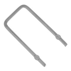 10pcs 20 Milliohm 10mm x 1.2mm Shunt Resistor Plug In Constantan Wire 0.020 Ohm