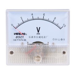 DC 0-10V Analog Panel Voltage Gauge Volt Meter 85C1 1.5% Error Margin