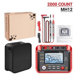 MH12 Insulation Resistance Meter with Backlit LCD Screen and Data Storage