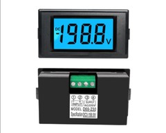 DC 0-20V0-200V Blue Large LCD Battery Indicator Monitor Voltage Tester Voltmeter