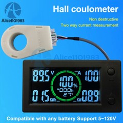 DC300V 50A/100A/200A/400A Bluetooth Voltage Current Power Energy Coulombmeter