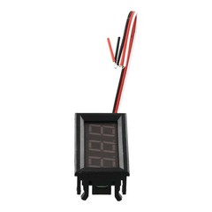 LED Digital DC Voltmeter with Convenient Wiring Reverse Connection Protection