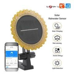 for 2 in 1 For Zigbee Sensor for Tuya Smart System Light and Rain Monitoring