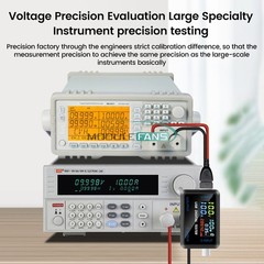 Digital Voltage Current Meter Power Capacity Tester USB Type-C Charger Detector