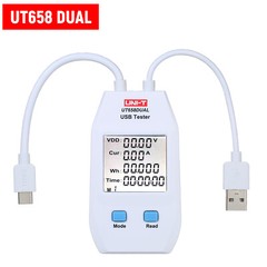LCD USB Charger Tester Voltmeter Ammeter Power Tester Charging Detector E9D4