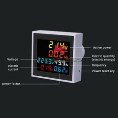 AC50-450V 100A Digital Voltage Current Power Electricity display Frequency Meter