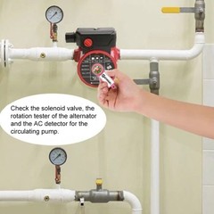 Solenoid Valve Tester with AC Detector for Circulating Pump Motor Rotation