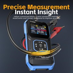 HRM-10 Voltage Internal Resistance Battery Tester，Battery Voltage Meter for T…