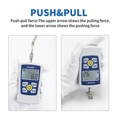 Digital Push Pull Force Gauge Portable High Precision Dynamometer Pull Tester