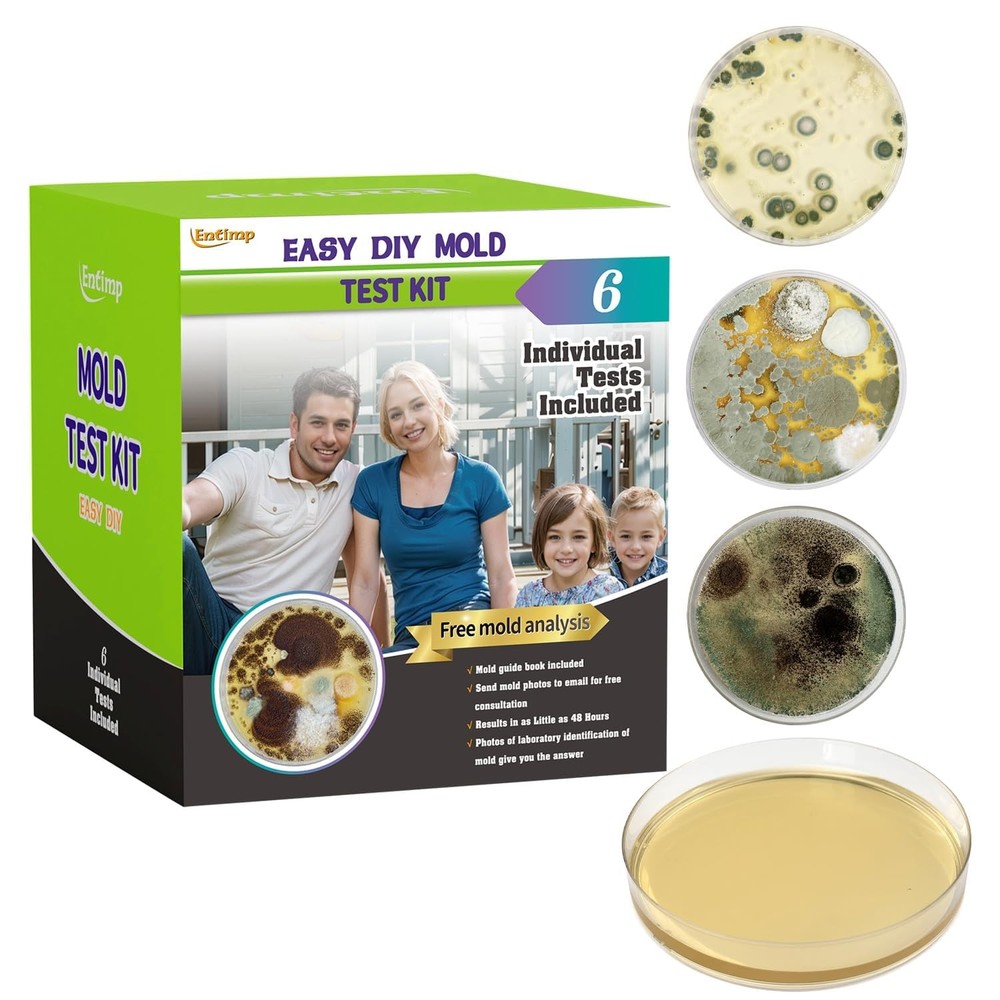 Mold Test Kit for Home Within 6 Individual Tests,DIY Detector at Home,Surface…