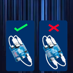 USB Cable Continuity Test Board with LED Indicator for Type C and USB Cables