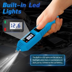 Power Circuit Probe Tester, 6V/12V/24V DC Circuit Tester Automotive, Multifun…