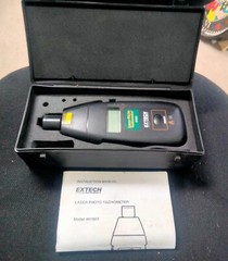 Extech 461923 Laser Photo Tachometer w/Case