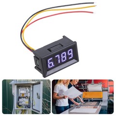 0-100V Voltage Measuring Tool Digital Voltmeter 3 Wire 4 Digit Voltage Tester