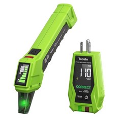 Circuit Breaker Finder & Outlet Tester, GFCI Quick Test, AC 90-135V, Dual LCD Di