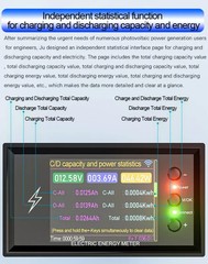 DC0-420V Tuya WiFi Smart Lithium Battery Capacity Tester Digital Voltage Meter