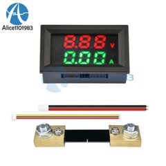 M430 DC4-30V 10/50A/100A Current Voltmeter Ammeter Dual LED Display w/ Shunt