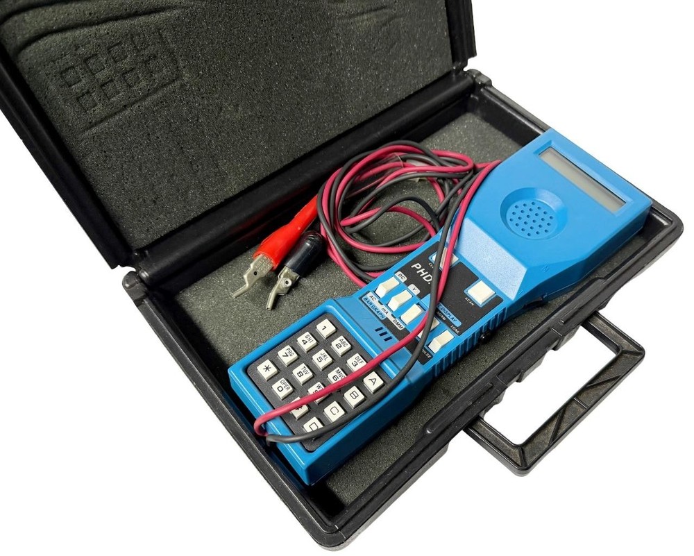 PHD Phone Line Cable Multi-Function Digital Portable Tester w/ Case