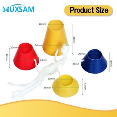 4Pcs Rubber Winter Golf Tees with Different Heights for Frosty Days