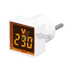 AC 230V Round/Square Digital AC Voltmeter Indicator Voltage Measurement Monitor