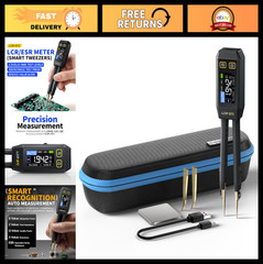Mini Smart LCR Meter Tweezer 10KHz, ESR Multimeter, Capacitance Inductance Teste