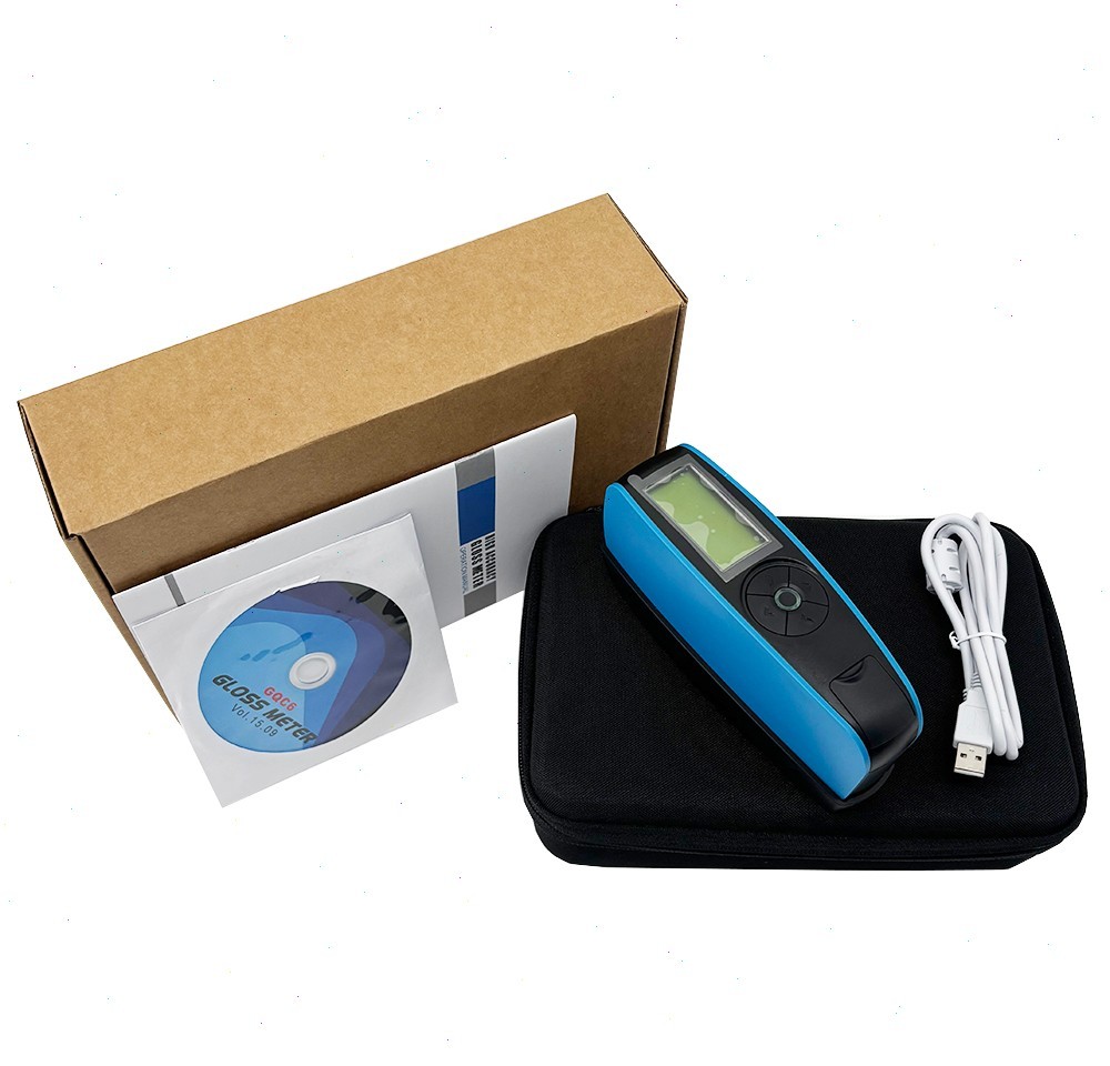 20/60/85° Gloss Meter with Range 20°: 0~2000GU; 60°: 0~1000GU; 85°: 0~160GU