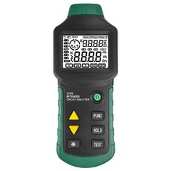 Digital Circuit Analyzer True RMS AC Voltage RCD GFCI,Voltage Drop, US Plug