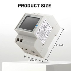 Din Rail AC Monitor 6IN1 40-300V 100A Voltage Current Power Factor Nact2603-
